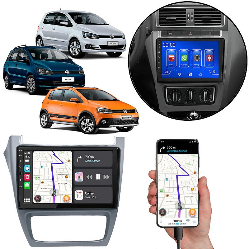 Kit Multimídia CarPlay MP5 9
