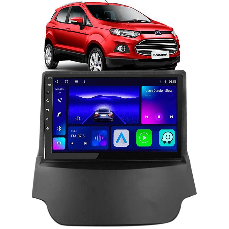 Multimídia Android Full HD 9″ – Octa‑Core 4 GB / 64 GB + Kit