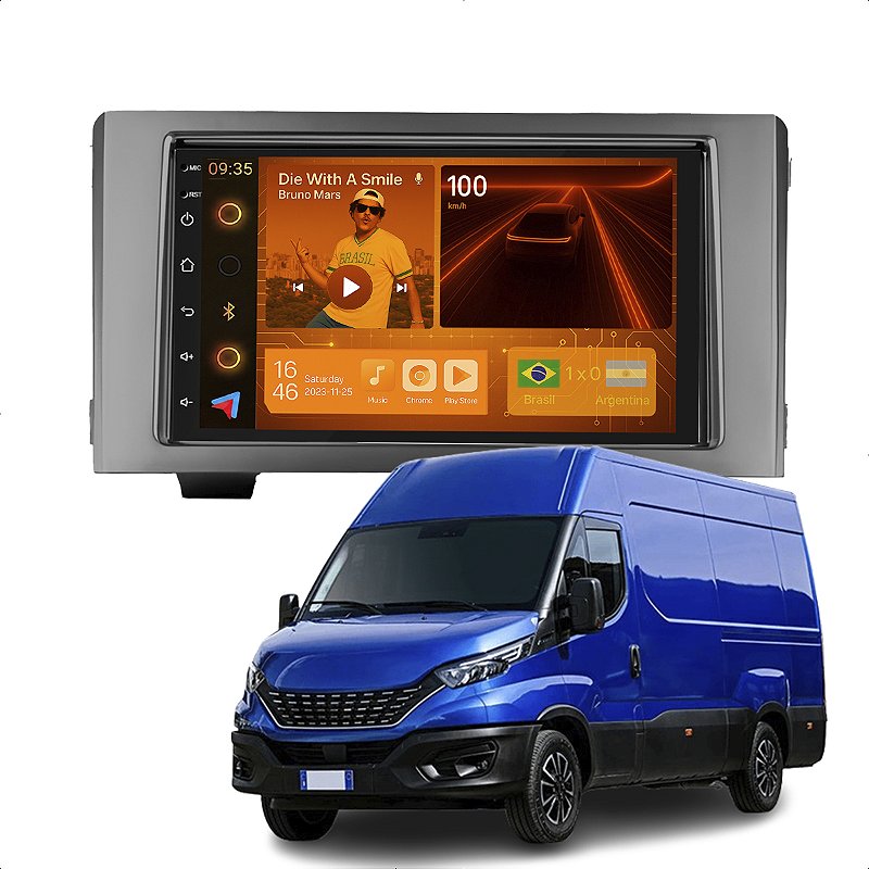 Central Multimídia Daily 2013 a 2019 CarPlay Android Auto 7” GPS - Ecarshop
