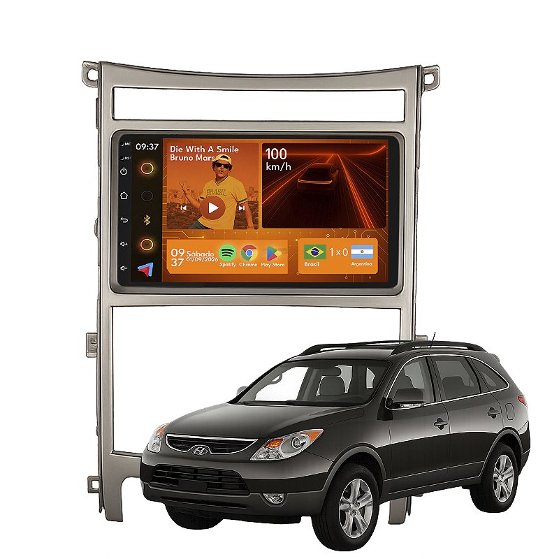 Central Multimídia Vera Cruz 2007 a 2012 CarPlay Android - Ecarshop