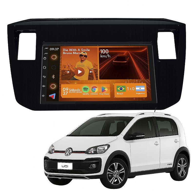 Central Multimídia 7 CarPlay Android Auto Up 2018 2021 - Ecarshop