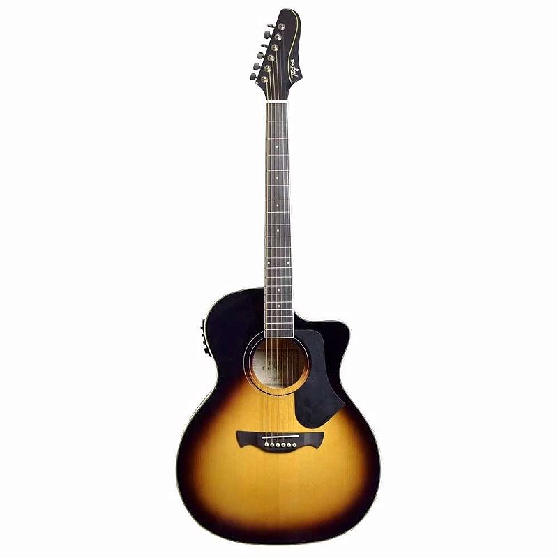 Violão Elétrico Tagima Rio Negro Sunburst Aço - Super Sonora - Super ...