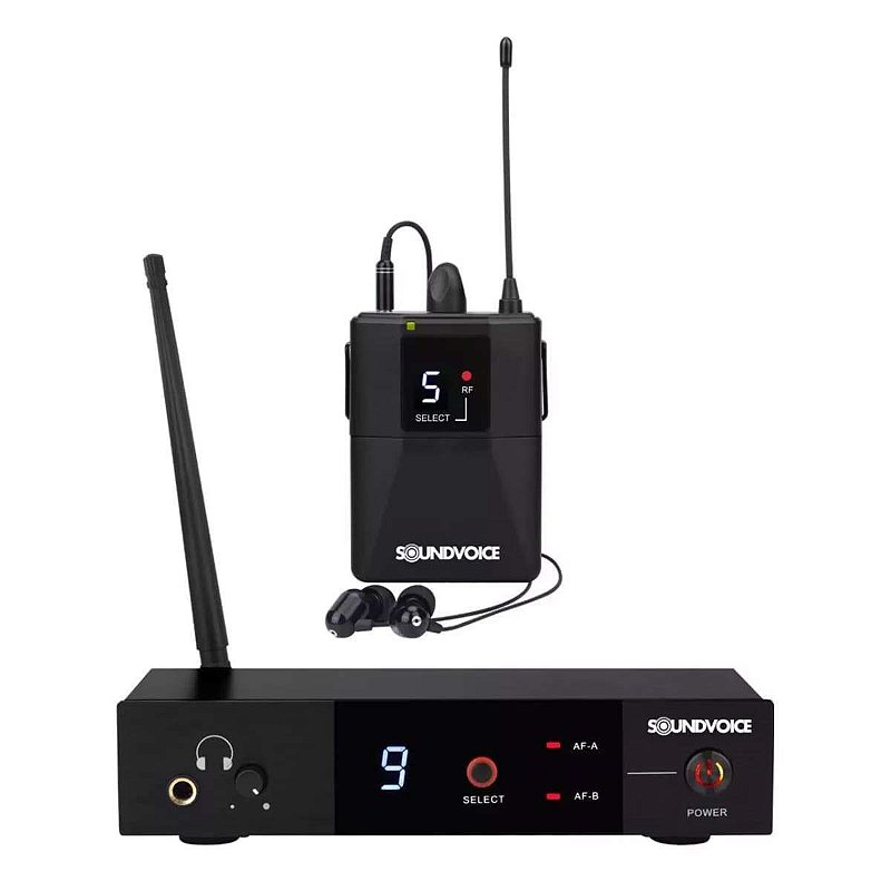Fone de Ouvido Retorno sem Fio SV-01 Soundvoice - Super Sonora - Super ...
