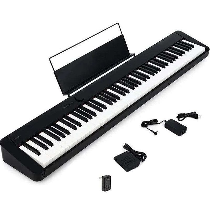 Piano Digital Casio Privia PX-S1100 Preto - Super Sonora - Super