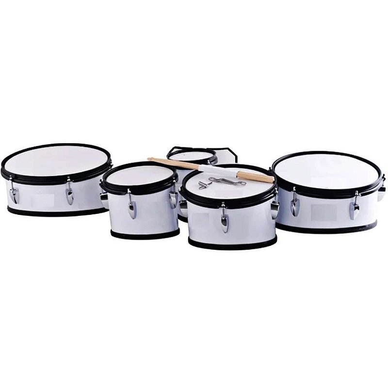 Quintoton Tenor Drums 6 8 10 12 13 em Madeira Luen - Super Sonora