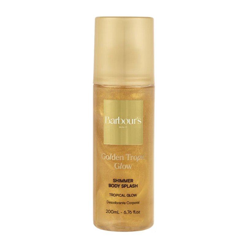 BODY SPLASH GOLDEN TROPIC GLOW 5447 200ML BARBOUR'S - Belezar