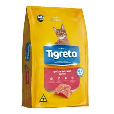 RAÇÃO TIGRETO PREMIUM ESPECIAL SALMÃO GATOS CASTRADOS - 10,1 KG