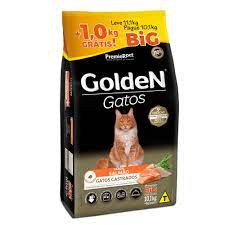 GOLDEN GATO ADULTO CASTRADO SALMÃO - 10+1KG