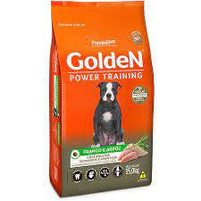 GOLDEN POWER TRAINING CÃES ADULTOS FRANGO & ARROZ - 15KG