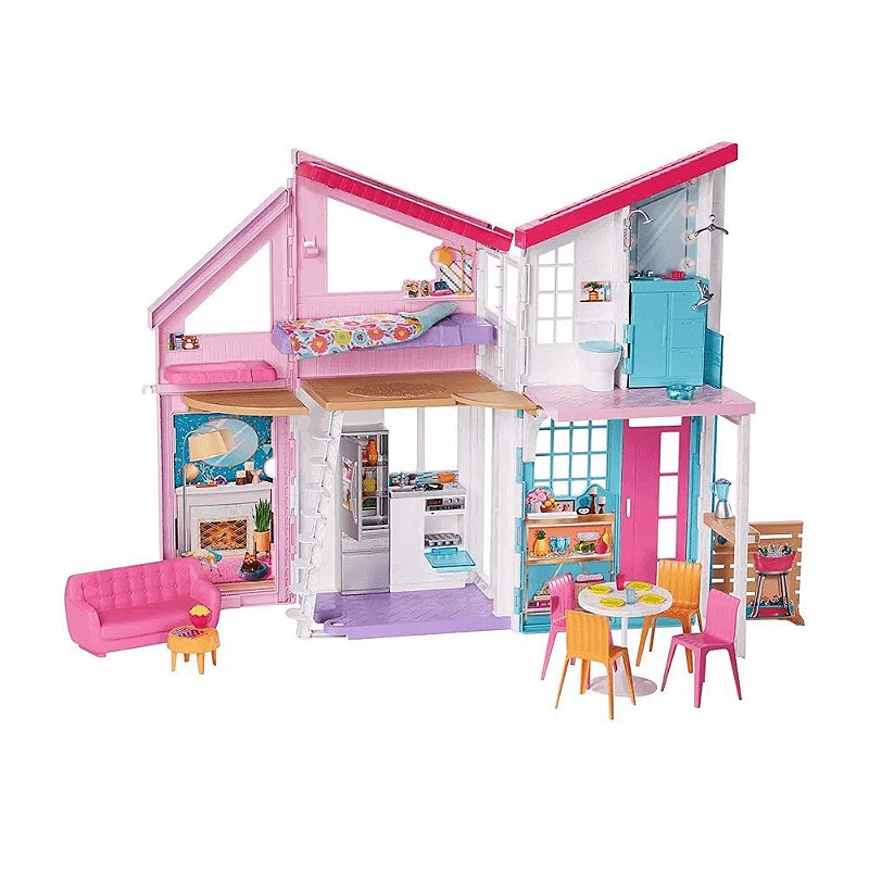 Barbie Casa Malibu 90x60 Centímetros FXG57 Mattel - Kleber Variedades