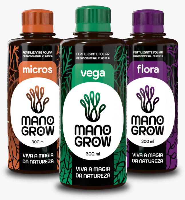 Kit Completo Mano Grow 3x unid de 300 ml