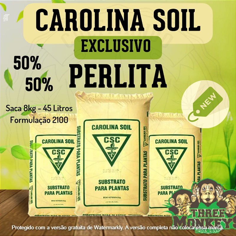 CAROLINA SOIL 50% TURFA / 50% PERLITA 8KG/45L
