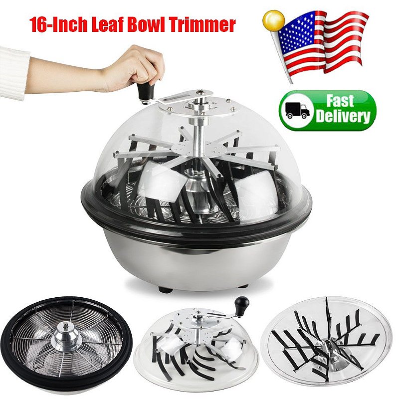 MÁQUINA MANUAL DE TRIMMER - 16" BOWL TUMBLE TRIMMER -