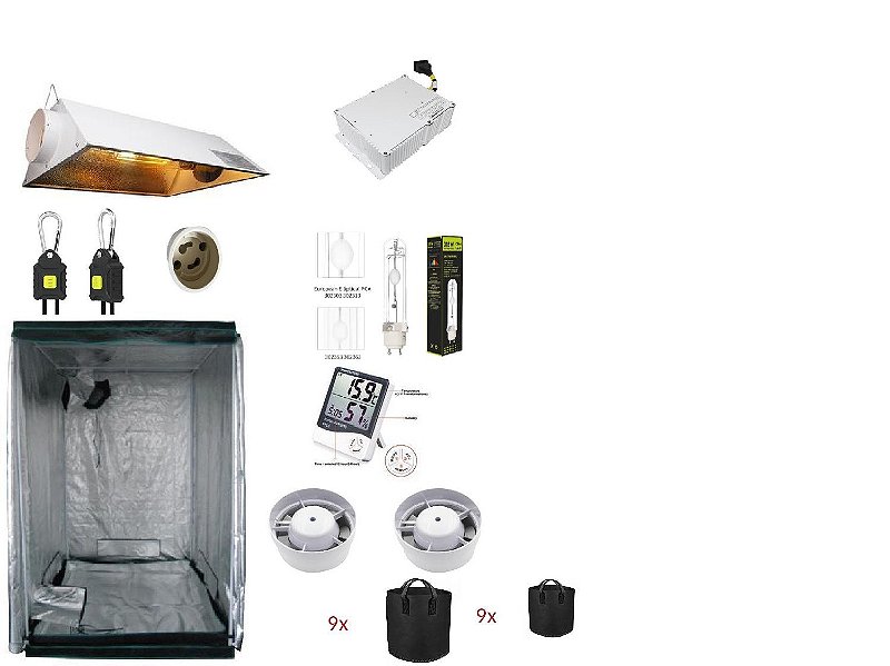 KIT GROW LEC 315 (CMH 315W) (6 A 9 plantas )
