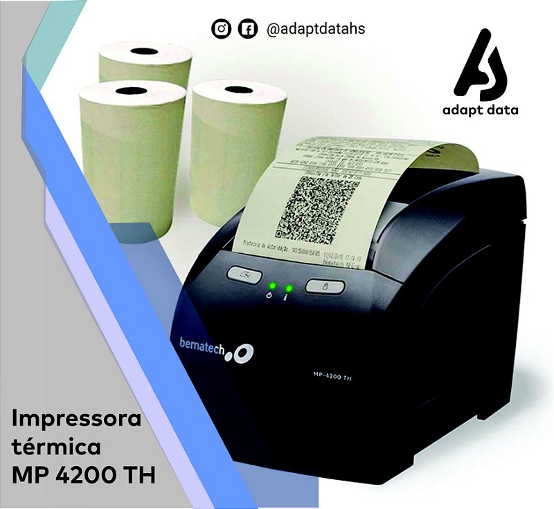 Impressora Térmica Não Fiscal Bematech MP-4200 Ethernet e USB -  46B4200ETH11 - PROMAX INFORMATICA