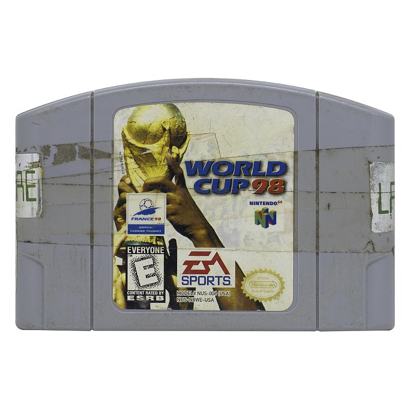 Nintendo 64  ソフト Jogo para Nintendo 64 World Cup 98 - Game Mania