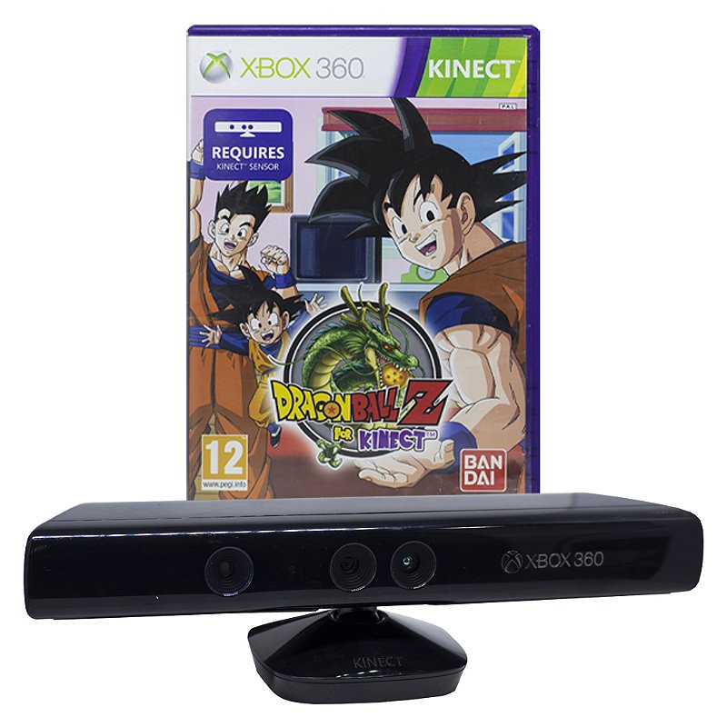 ☆Xbox 360 Kinectフルセット☆ Sensor Kinect Usado Para Xbox 360 Com Jogo Dragon Ball Z for