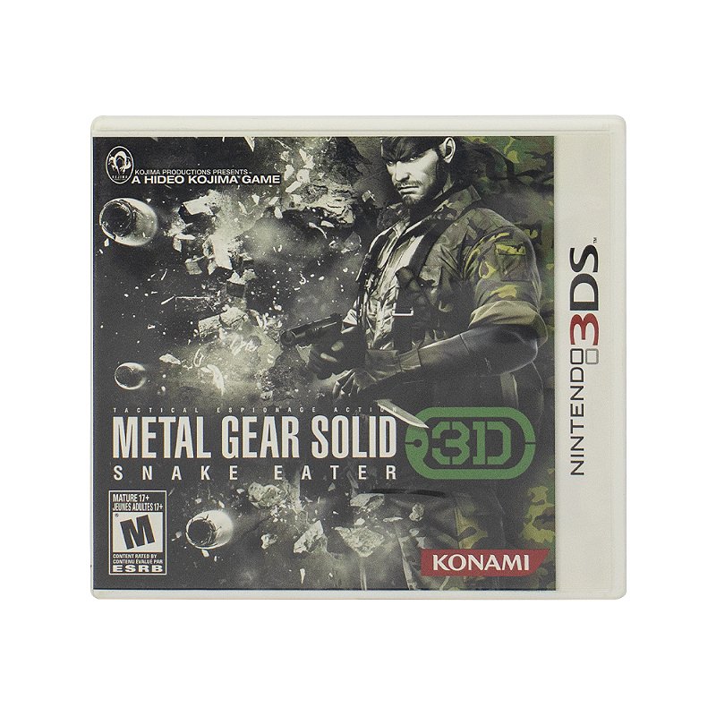 Jogo Usado Metal Gear Solid Snake Eater 3D - Nintendo 3DS - Game Mania