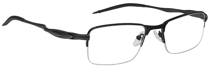 Armação Óculos De Grau Masculino Esportiva Fio Nylon Quadrada Preto Tx  59212 - Ótica Tremix