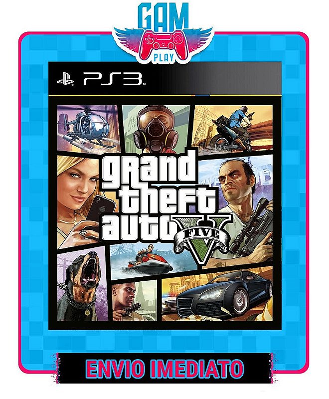 Gta 5 Grand Theft Auto V Ps3 Midia Digital GamPlay