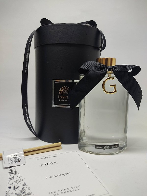 Personalizado - Aromatizador de Ambientes Personalizado com pingente letra | 260 ml | com varetas
