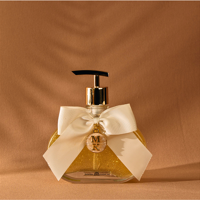 Saboneteira com sabonete aromático | Personalizada | 330 ml | Coleção Viena