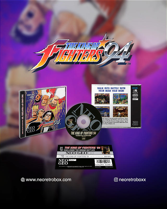 The King of Fighters 94 NEOGEO CD / NEOGEO CDZ / Compativel com