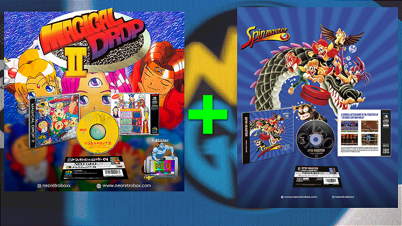 side CD まとめ COMBO MAGICAL DROP 2 E SPIN MASTER NEOGEO CD / CDZ - Neoretrobox