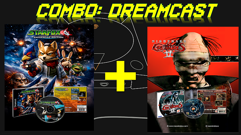 COMBO DREAMCAST STAR FOX 64 ENHANCED EDITION + NIGHTMARE CREATURE