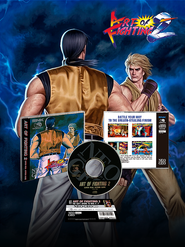 ART OF FIGHTING 2 + POSTER A3 PLUS NEOGEO CD / NEOGEO CDZ