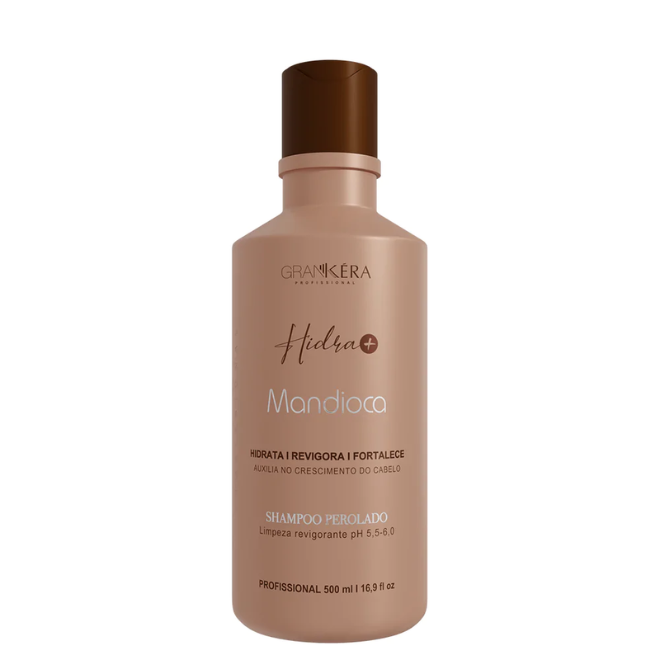 Shampoo Hidratante HidraMais Mandioca 500ml Grankéra