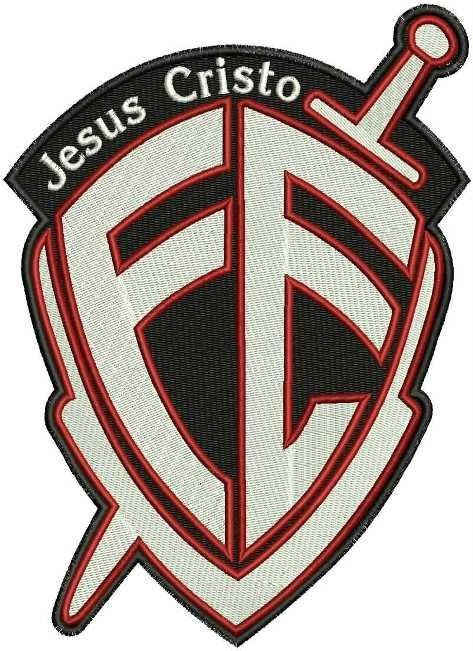 PATCH BORDADO COM VELCRO FÉ JESUS CRISTO - Reserva Tatica