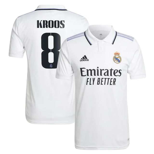 Nova Camisa Real Madrid 1 Kroos 8 Torcedor 2022 / 2023 - 021 Sport Store