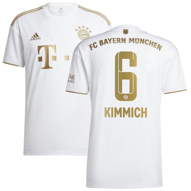 Nova Camisa Bayern De Munique 2 Branca Kimmich 6 Torcedor 2022 / 2023 - 021  Sport | Pague 2, Leve 3! Aproveite!