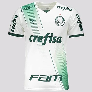 Nova Camisa Palmeiras 2 Branca com patch libertadores e todos patrocín -  021 Sport, Maior Variedade de Camisas de Futebol