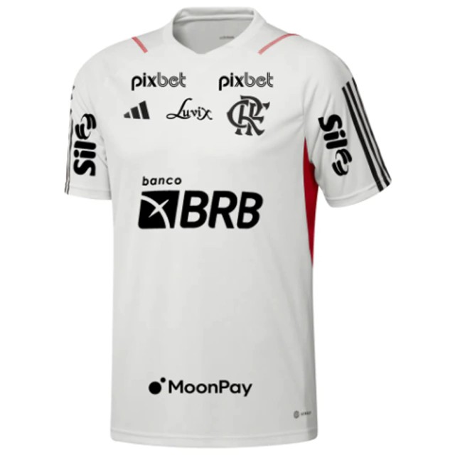 Nova Camisa Flamengo Treino Branca com todos Patrocínios Torcedor Masc -  021 Sport | Maior Variedade de Camisas de Futebol | 12% Off no Pix e Frete  Grátis