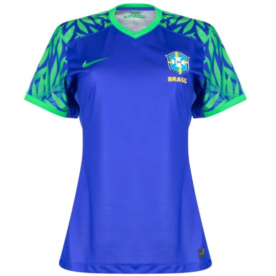 Camisa Feminina Brasil 2 Azul 2022-2023