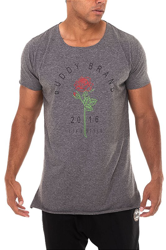 Camiseta Longline Roses
