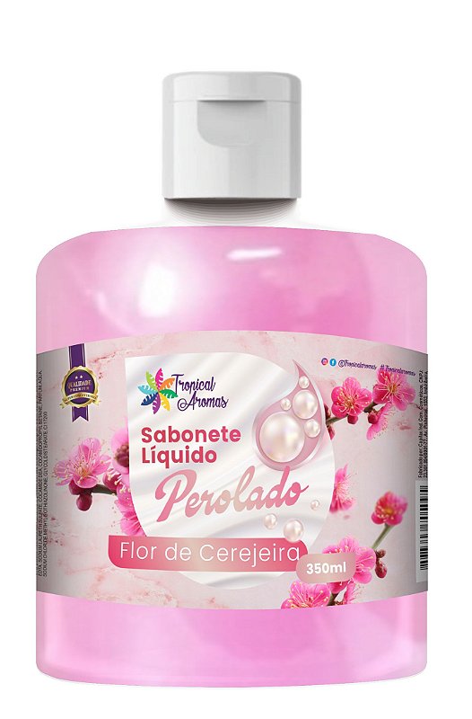 Refil Sabonete Perolado Flor de Cerejeira 350ml - Tropical Aromas