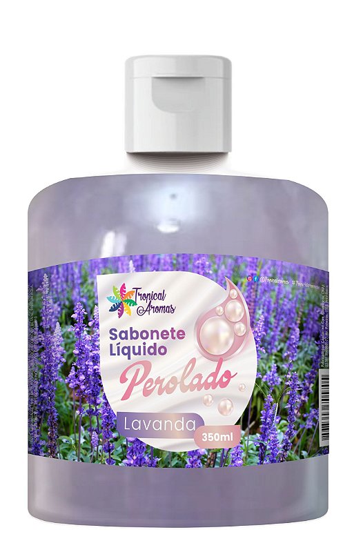 Refil Sabonete Perolado Lavanda 350ml - Tropical Aromas