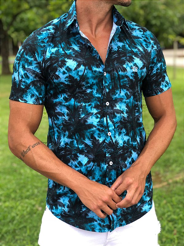 Camisa Coqueiro Azul 2