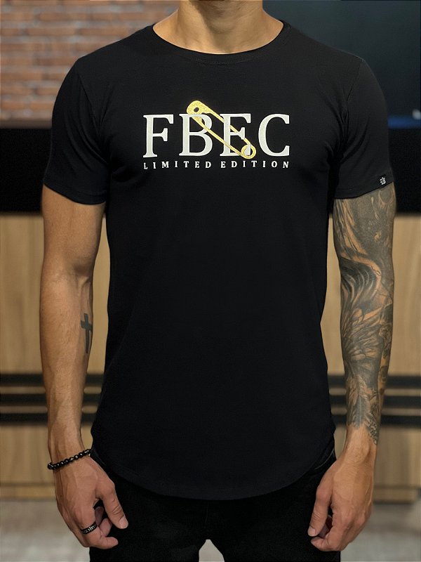 Camiseta FBEC Alfinete Preta