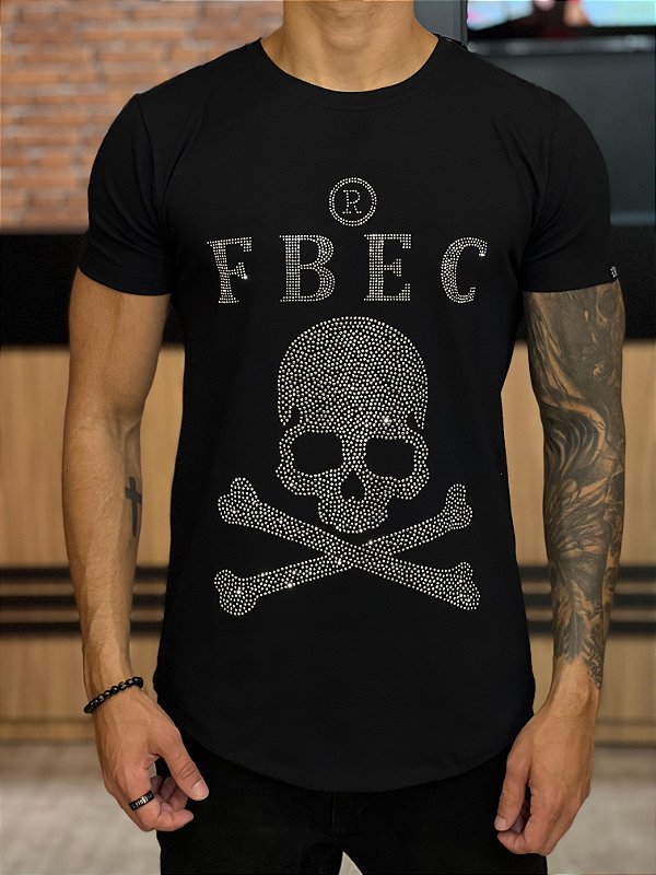 Camiseta FBEC Skull Bones Strass