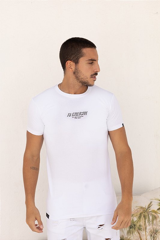 Camiseta FB Exclusive 3D Mini Branca