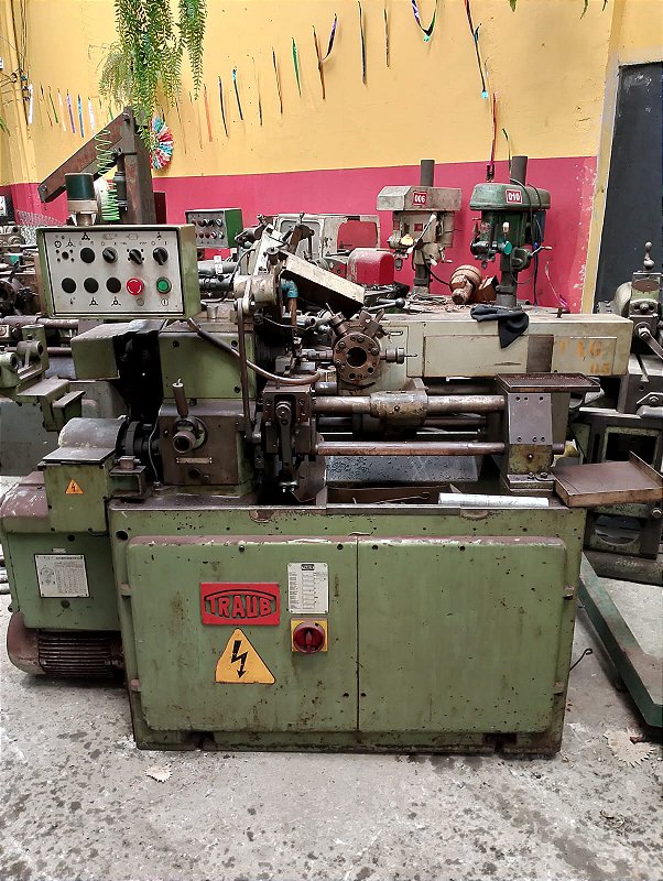 Torno Automático Traub TB42 com Caixa ZF - Loja Binhomaq Peças e