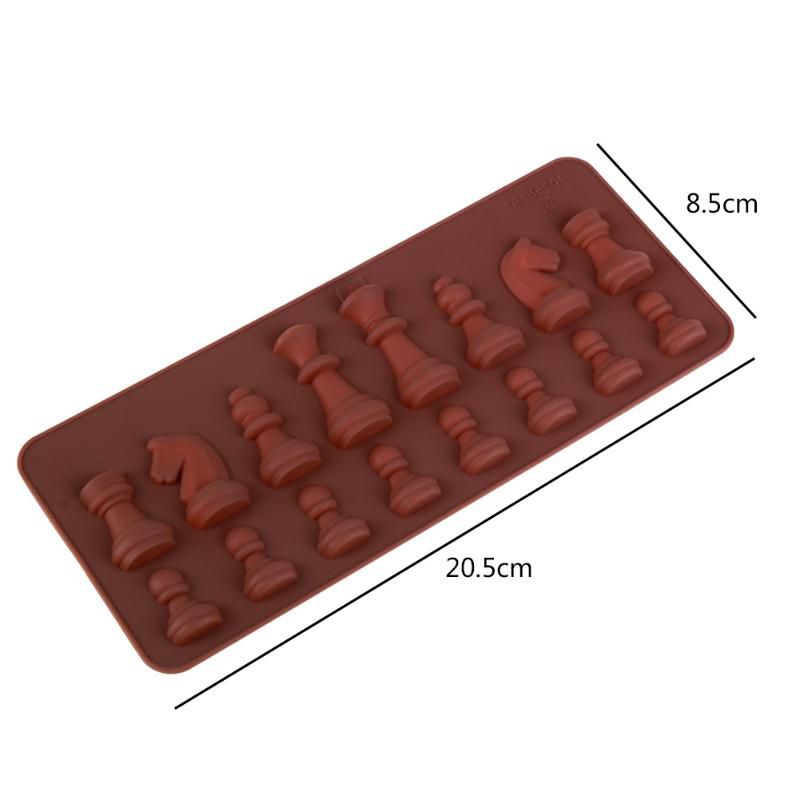 Sewroro 1 Conjunto DIY Molde De Silicone Tridimensional Para Xadrez Moldes  De Resina Moldes De Silicone Para Artesanato Em Resina De Xadrez 3D Moldes