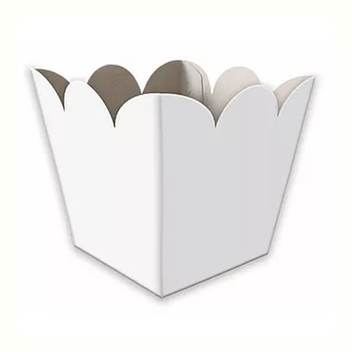 Cachepot de Papel Cartão Liso Branco - Tamanho 10x9cm - 10 Unidades ...