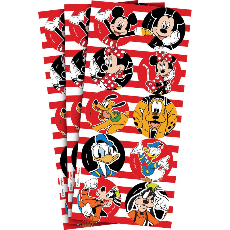 Adesivo Redondo Festa Miraculous Ladybug - 3 Cartelas Com 10 Adesivos Cada  (30 Unidades) - Alegra Festa - Artigos para Festas