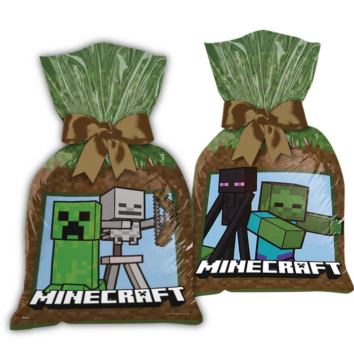 Sacola de Papel Minecraft