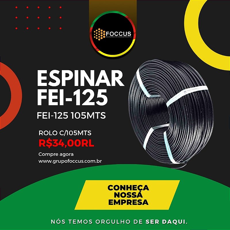 ARAME DE ESPINAR FEI 125